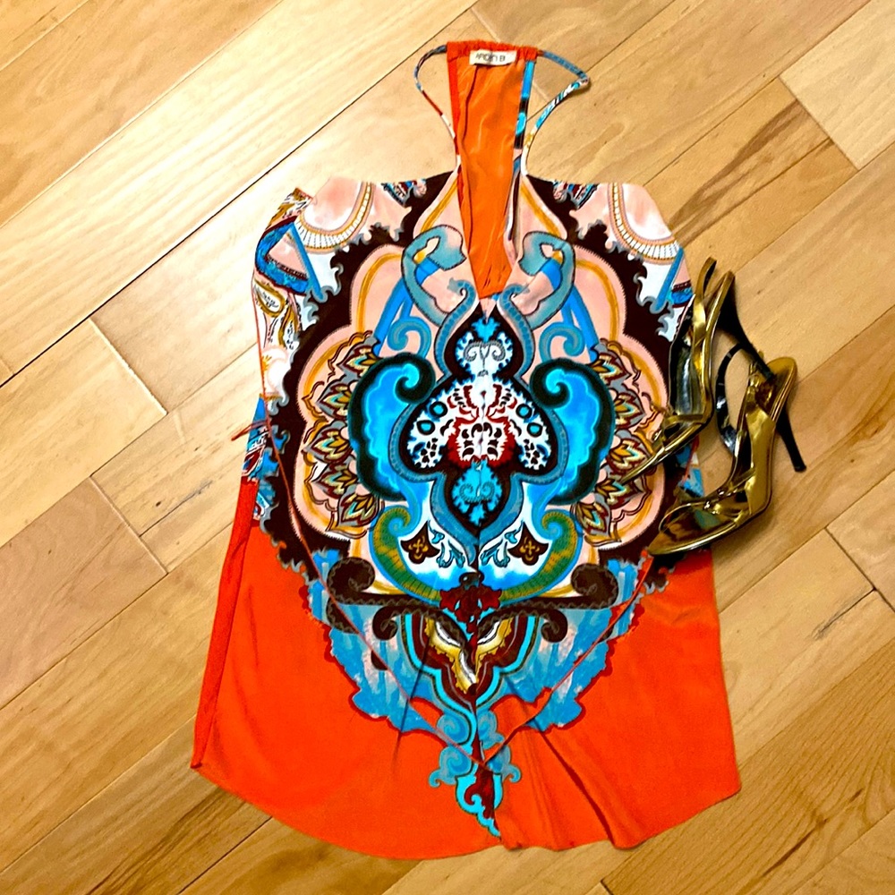 Arden B Razorback Strapless Party Blouse